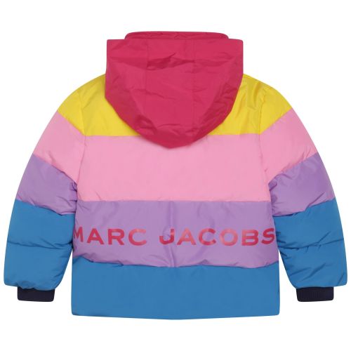 Marc Jacobs Jacket Girls Multicoloured Colourblock Padded Jacket