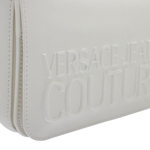 Womens White Embossed Logo Crossbody Bag 85920 by Versace Jeans Couture from Hurleys