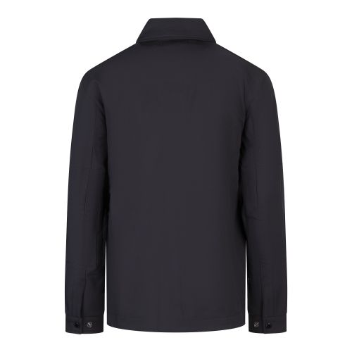 Barbour International Overshirt Mens Black Advanced Hybrid Fleece Overshirt