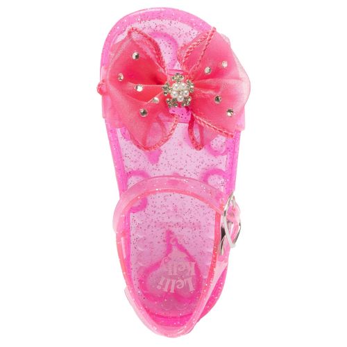 Lelli Kelly Jelly Sandals Girls Fuxia Jenny Bow Jelly Sandals