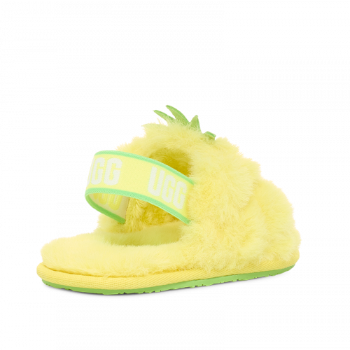 UGG Slides Toddler Pineapple Fluff Yeah