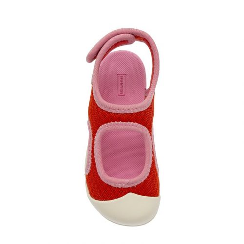 Kids Red/Pink Travel Sandal 120547 by Hunter from Hurleys