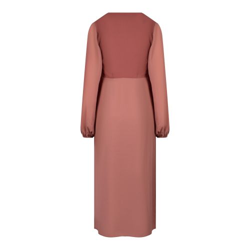 Womens	Terracotta/Rose Friena Knot Contrast Dress 137603 by Pretty Lavish from Hurleys