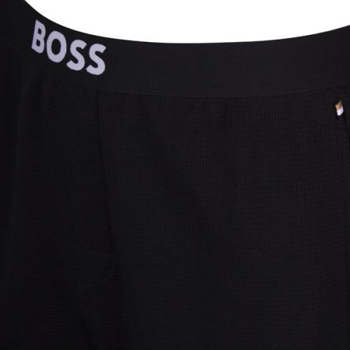 BOSS Sweat Pants Mens Black Texture Sweat Pants