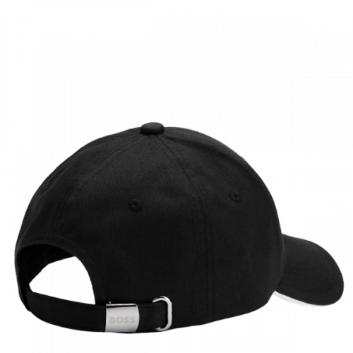 BOSS Cap Mens Black Cap-Bold-Curved