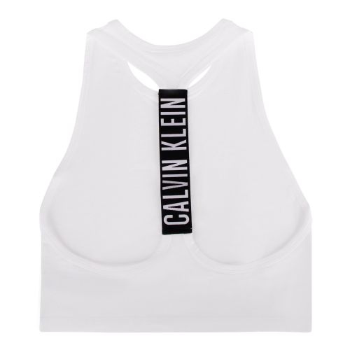Calvin Klein Tank Top Womens Classic White Back Logo Strap Tank Top