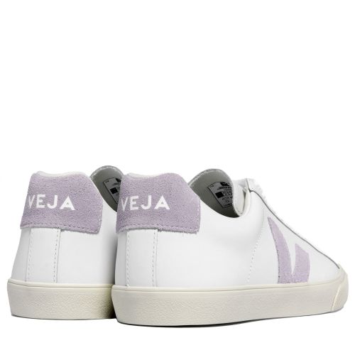 Womens	Extra White/Parme Esplar Logo Trainers 137747 by Veja from Hurleys