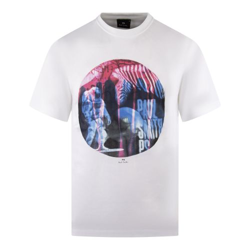 Mens White Astronaut Reg Fit S/s T Shirt 137704 by PS Paul Smith from Hurleys
