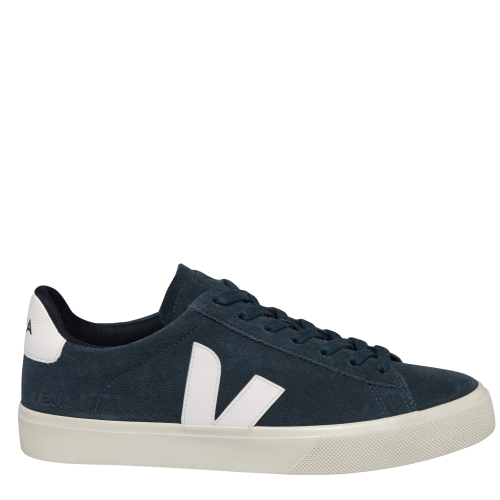 Veja Trainers Mens Navy Nautico/White Campo Suede Trainers