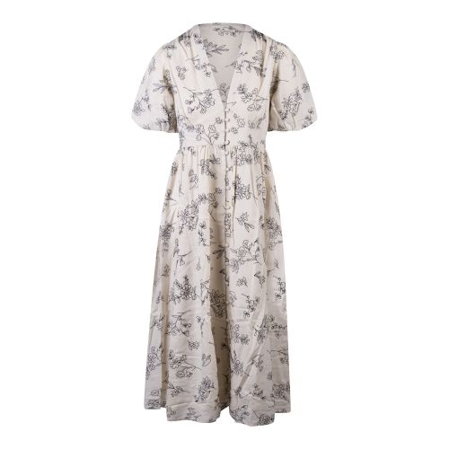 Womens	Cream Embroidered Starlight Midaxi Dress 137699 by Nobody's Child from Hurleys