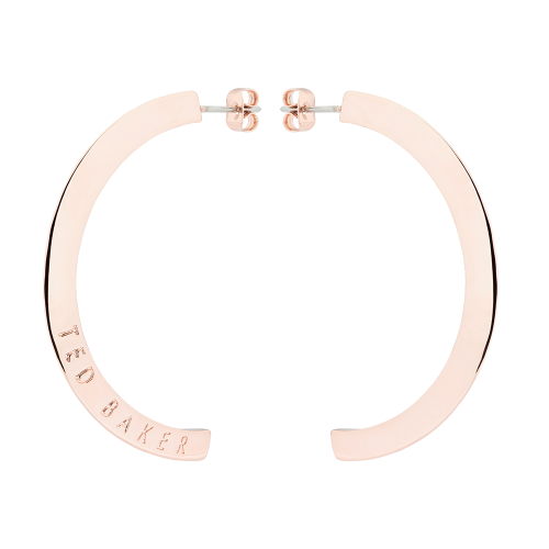 Womens Rose Gold Iclipsa Half Hoop Earrings 80555 by Ted Baker from Hurleys
