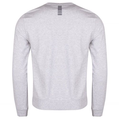Mens Grey Training Core Identity Crew Sweat Top 20363 by EA7 from Hurleys