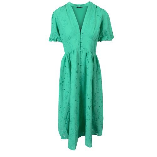 Womens	Green Broderie Starlight Midaxi Dress 137858 by Nobody's Child from Hurleys