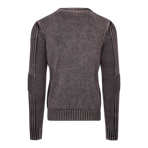 Mens Black Crew Neck Jumper 118964 by Replay from Hurleys