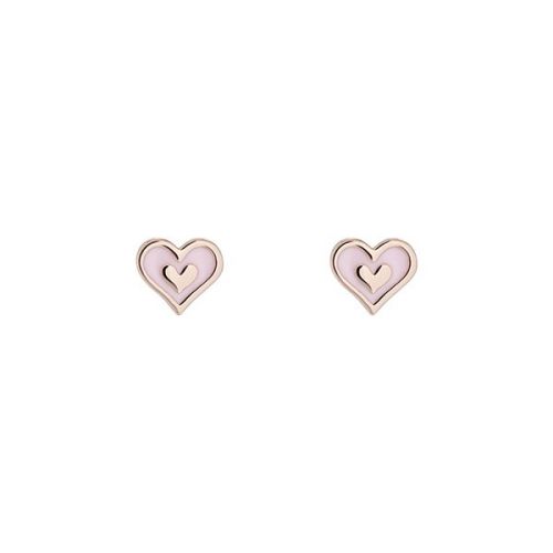 Ted Baker Earrings Womens Rose Gold Eelliott Nano Heart Stud | Hurleys