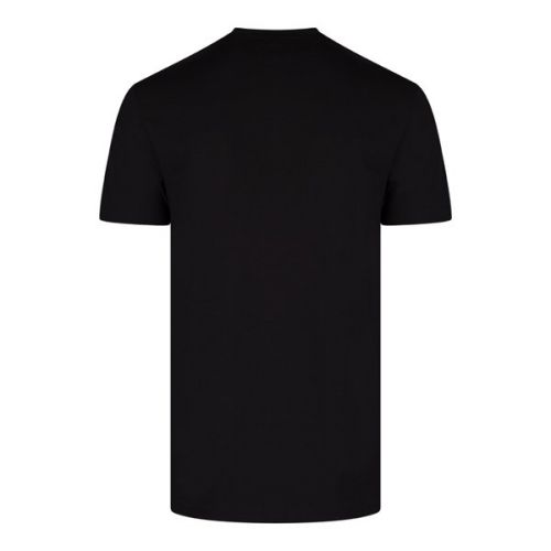 Moschino T Shirt Mens Black Shiny Tape S/s T Shirt