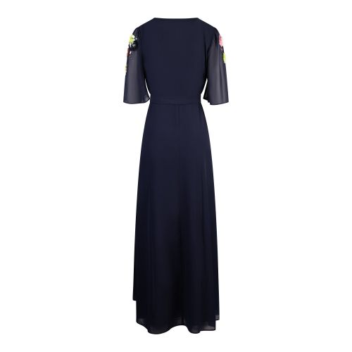 Hope & Ivy Dress Womens Navy The Farah Midi Dress 