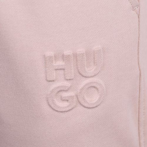 HUGO Sweat Pants Mens Light Beige Dchard Raised Logo Slim Pants