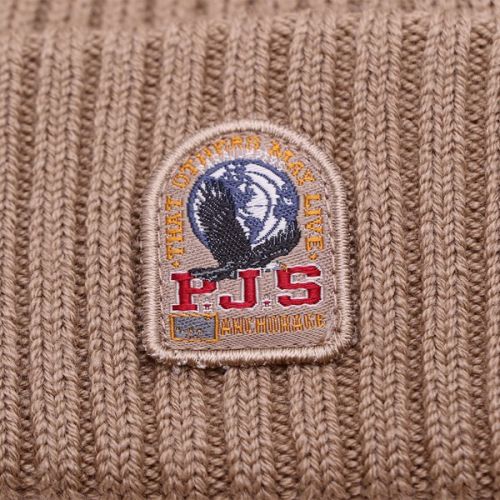 Parajumpers Hat Mens Cappuccino Rib Beanie Hat