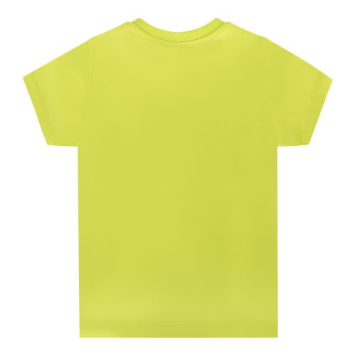 Moschino T Shirt Boys Lime Branded S/s T Shirt