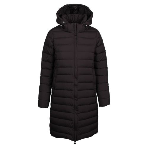 Womens Black Spoutnic 2 Soft Hooded Coat 95943 by Pyrenex from Hurleys