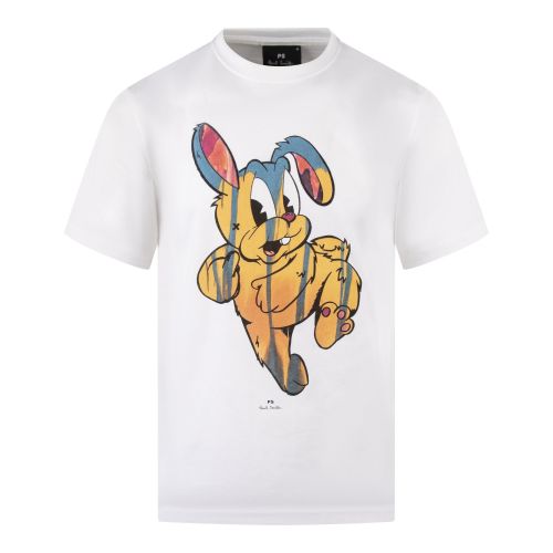 Mens White Rabbit Reg Fit S/s T Shirt 137701 by PS Paul Smith from Hurleys
