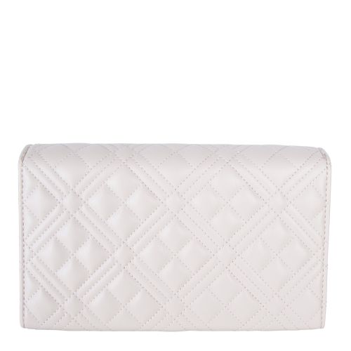 Womens Ivory Diamond Quilt Crossbody Bag 133066 by Love Moschino from Hurleys