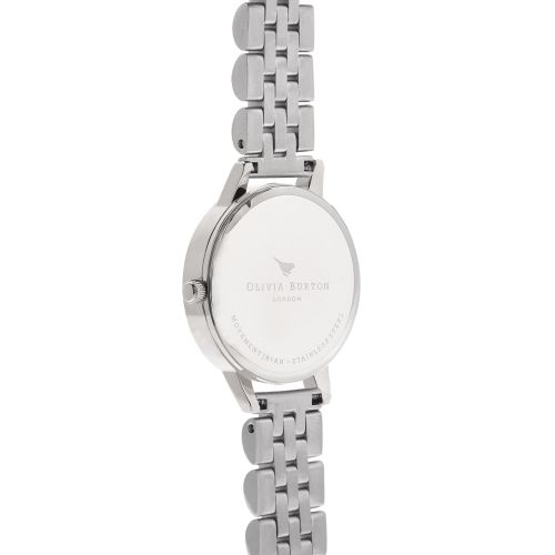 Olivia Burton Watch Womens Silver/Mother of Pearl Bracelet Watch