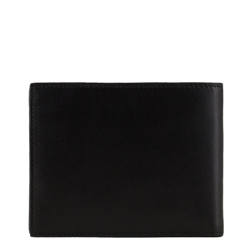 Armani Exchange Wallet Mens Black Trifold Coin Wallet