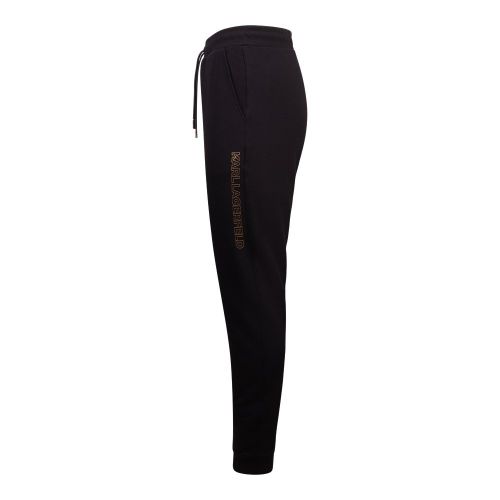 Mens Black/Gold Track Pants 117287 by Karl Lagerfeld from Hurleys