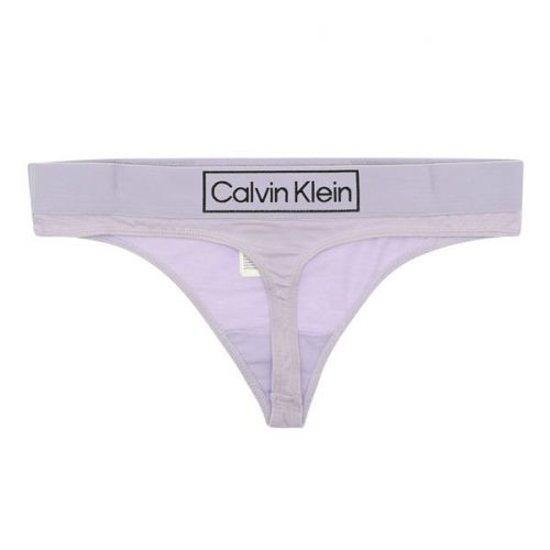 Womens Vervain Lilac Heritage Thong 110567 by Calvin Klein from Hurleys