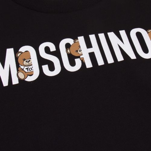 Boys Black Hidden Toy Logo S/s T Shirt 58392 by Moschino from Hurleys