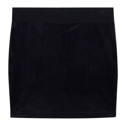 Juicy Couture Skirt Womens Black Robbie Pocket Velour Skirt