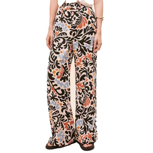 Womens Crème Jahel Printed Trousers 136035 by Suncoo from Hurleys