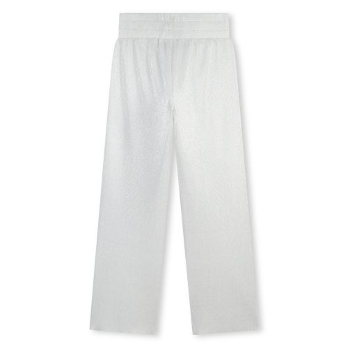 Girls Light Grey Ribbed Trousers 134567 by DKNY from Hurleys