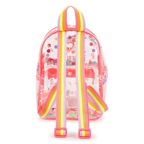 Billieblush Backpack Girls Fuchsia Clear Confetti Backpack
