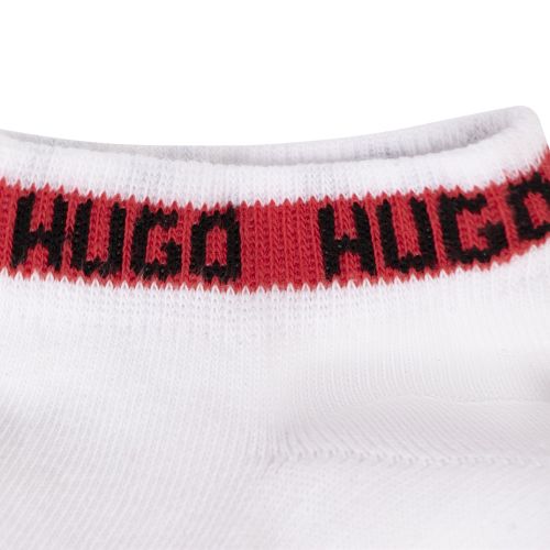 Mens White 2P AS TAPE CC Trainer Socks 137101 by HUGO from Hurleys