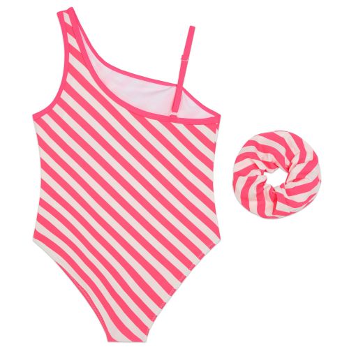 Billieblush Swimsuit Girls Fuchsia Swimsuit + Gift 