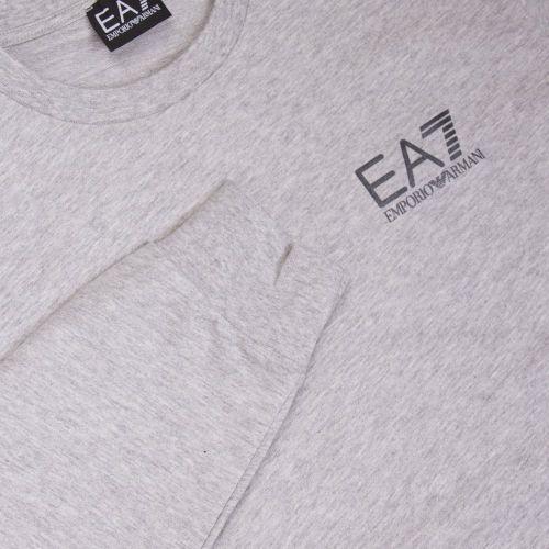 Mens Grey Training Core Identity Crew Sweat Top 20362 by EA7 from Hurleys