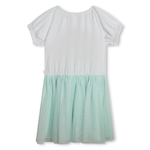 Girls White Rainbow Net Skirt Dress 134464 by Billieblush from Hurleys