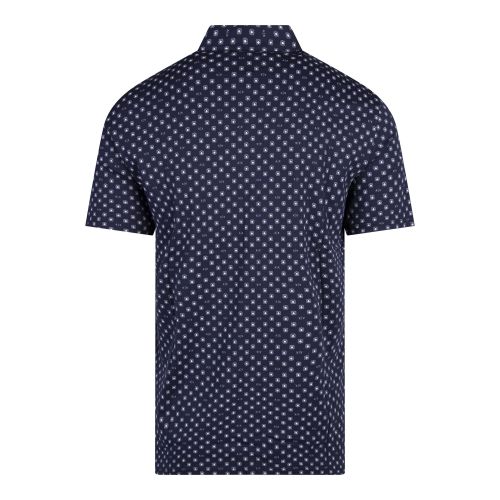 Armani Exchange Polo Shirt Mens Navy Small Logo Print S/s Polo