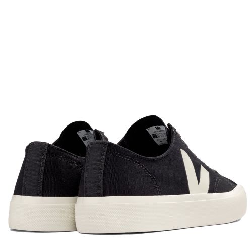 Womens	Black Pierre Wata II Low Canvas Trainers 137753 by Veja from Hurleys
