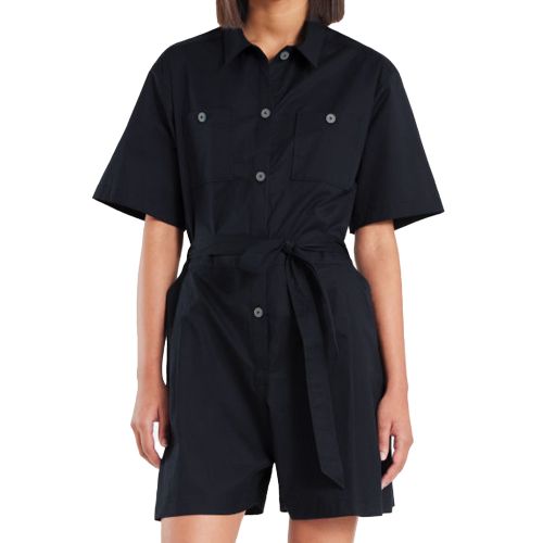 PS Paul Smith Playsuit Womens Inky Blue Cotton Playsuit