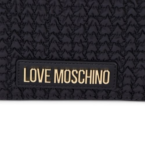 Love Moschino Handbag Womens Black Nylon Texture Small Handbag