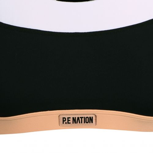 Womens Black Progression Sports Bra 118712 by P.E. Nation from Hurleys