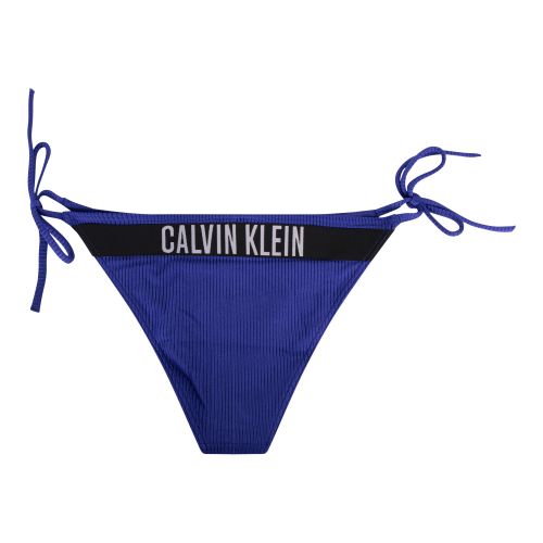 Calvin Klein Brief Womens Midnight Lagoon Intense Power Rib Side Tie Brief 
