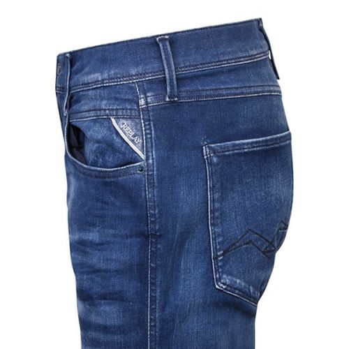 Replay Jeans Mens Medium Blue Anbass Slim Fit | Hurleys