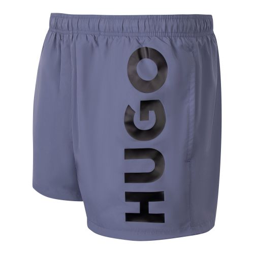 HUGO Swim Shorts Mens Medium Blue ABAS Logo Swim Shorts