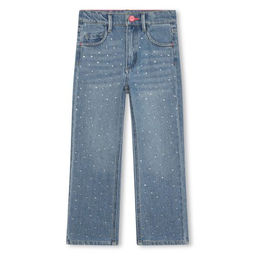 Billieblush Jeans Girls Double Stone Embellished Jeans