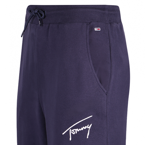 Womens Twilight Navy Signature Sweat Pants 107435 by Tommy Jeans from Hurleys